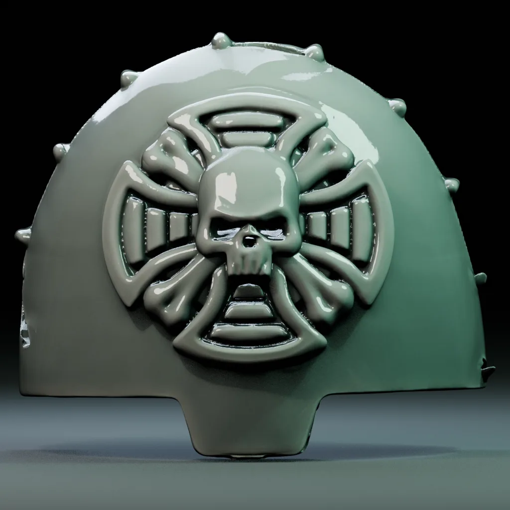 Skull Shield 3D model by mr.miller