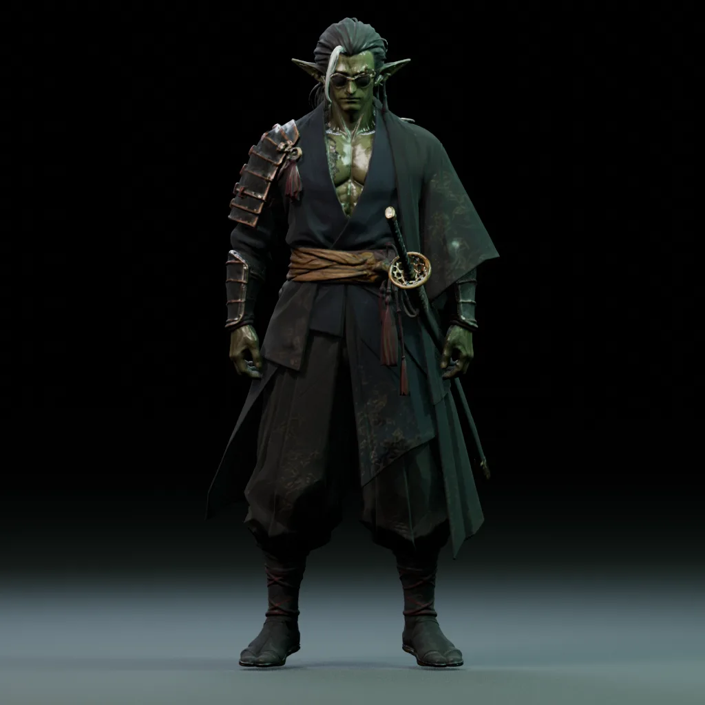 3D-Modell Samurai Goblin von Mr. Goblin