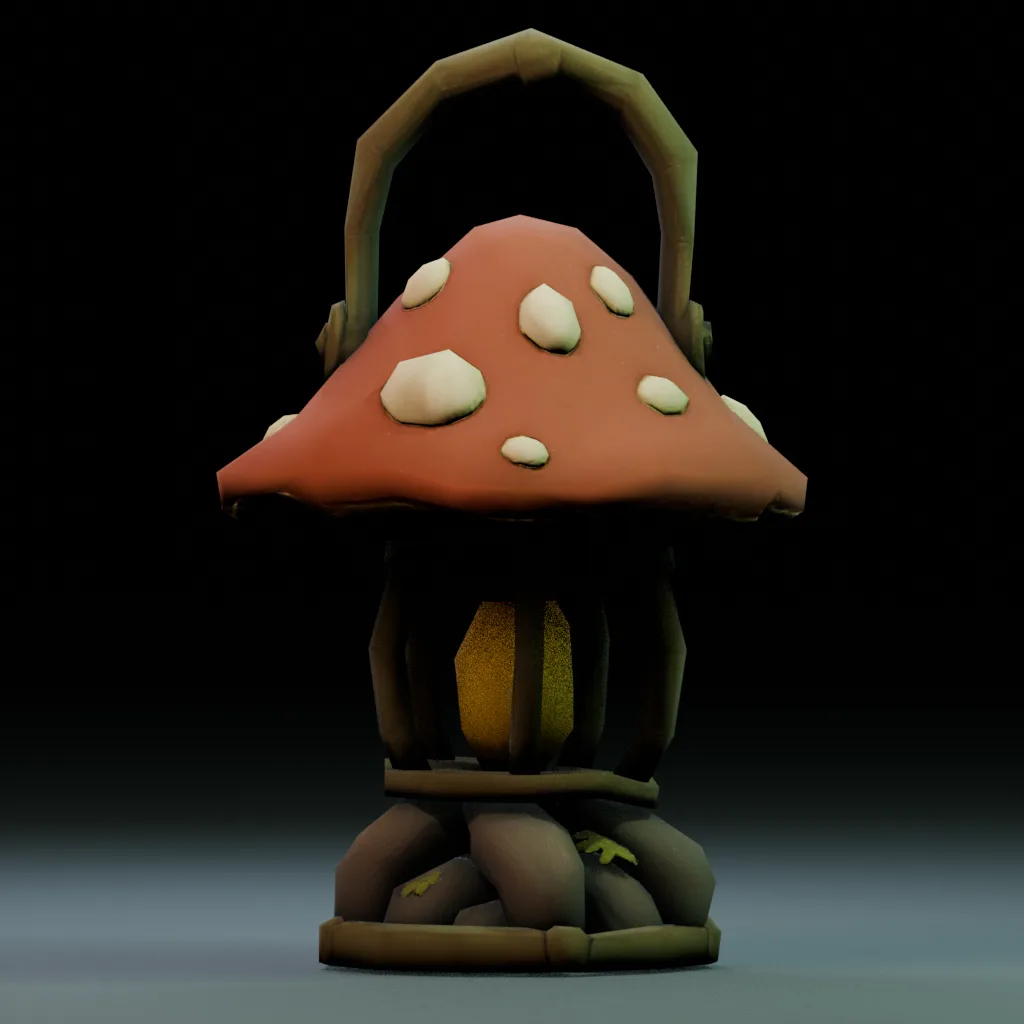 3D-Modell Mushroom Lantern von Mr. Goblin
