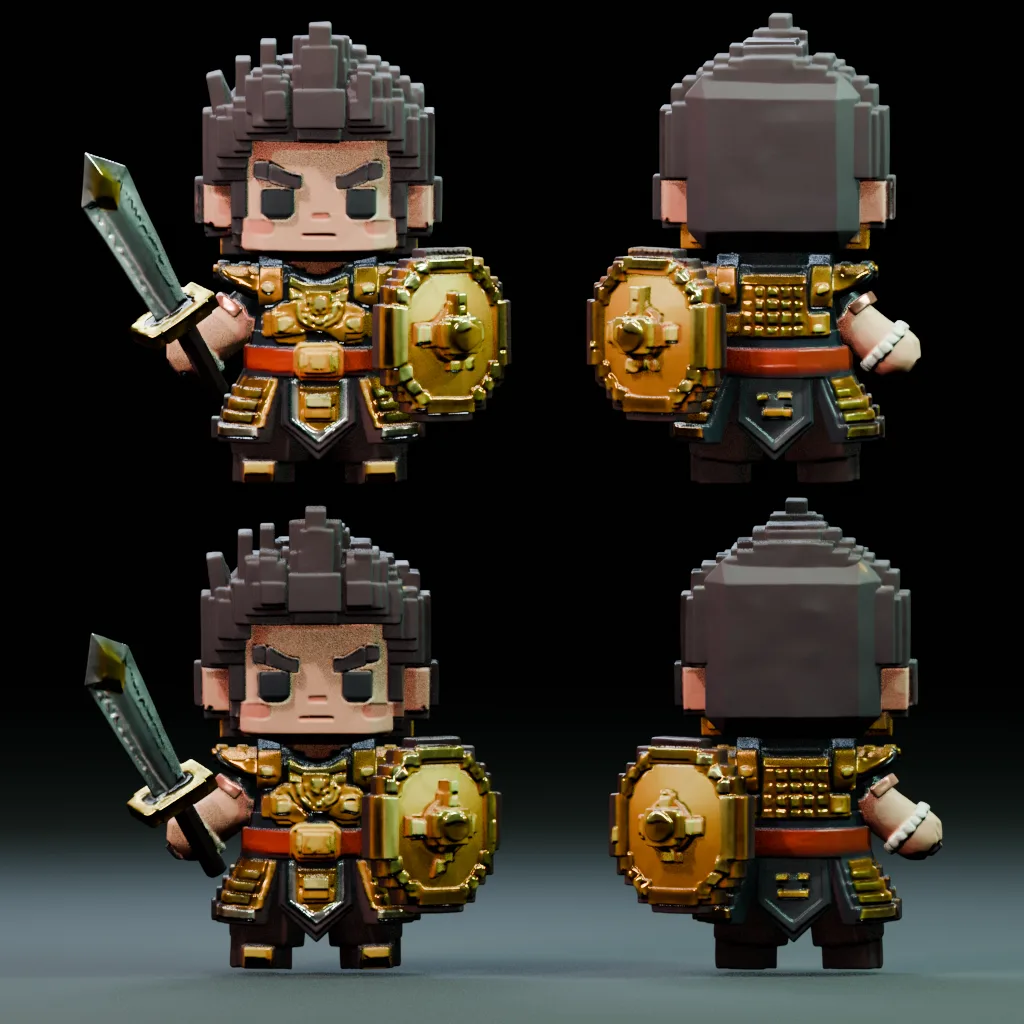 Ayutthaya Warrior 3D model by ssrirapatt