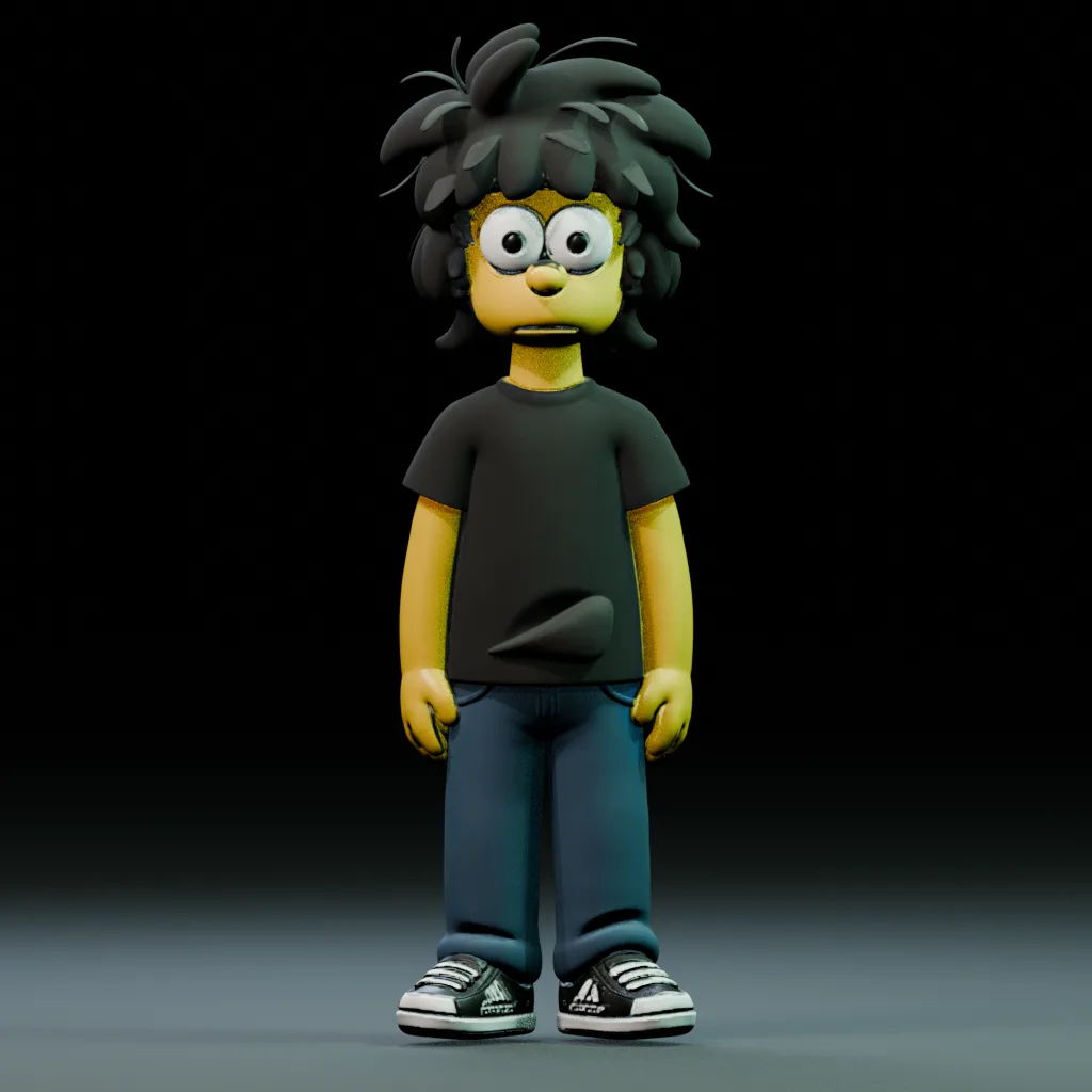 Cartoon Boy 3D model by leonelhectoor25