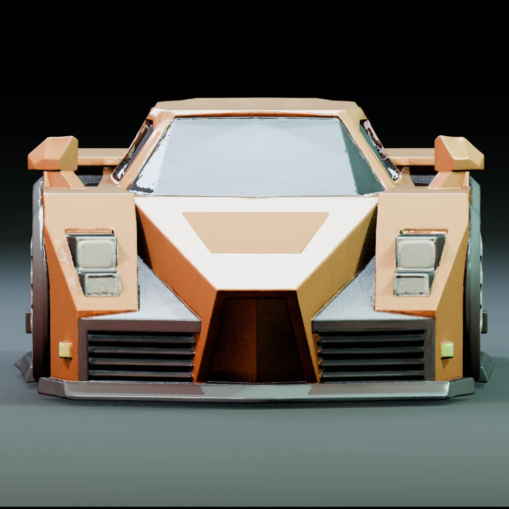 Futuristic Sports Car 3D model by rdjstore21