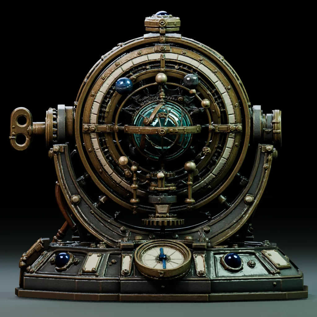 3D-Modell Clockwork Orrery von Mr. Goblin